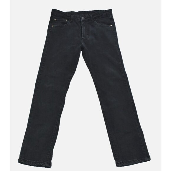 Levi's Wedgie Women's Jeans Size 32 Black Straight Mid Rise Stretch - Picture 2 of 14